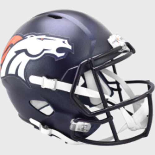 Denver Broncos Full Size Speed Replica Football Helmet 2024 Primary - NFL