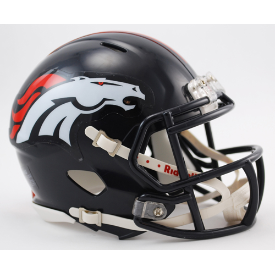 Denver Broncos 1997 to 2023 NFL Mini Speed Throwback Helmet