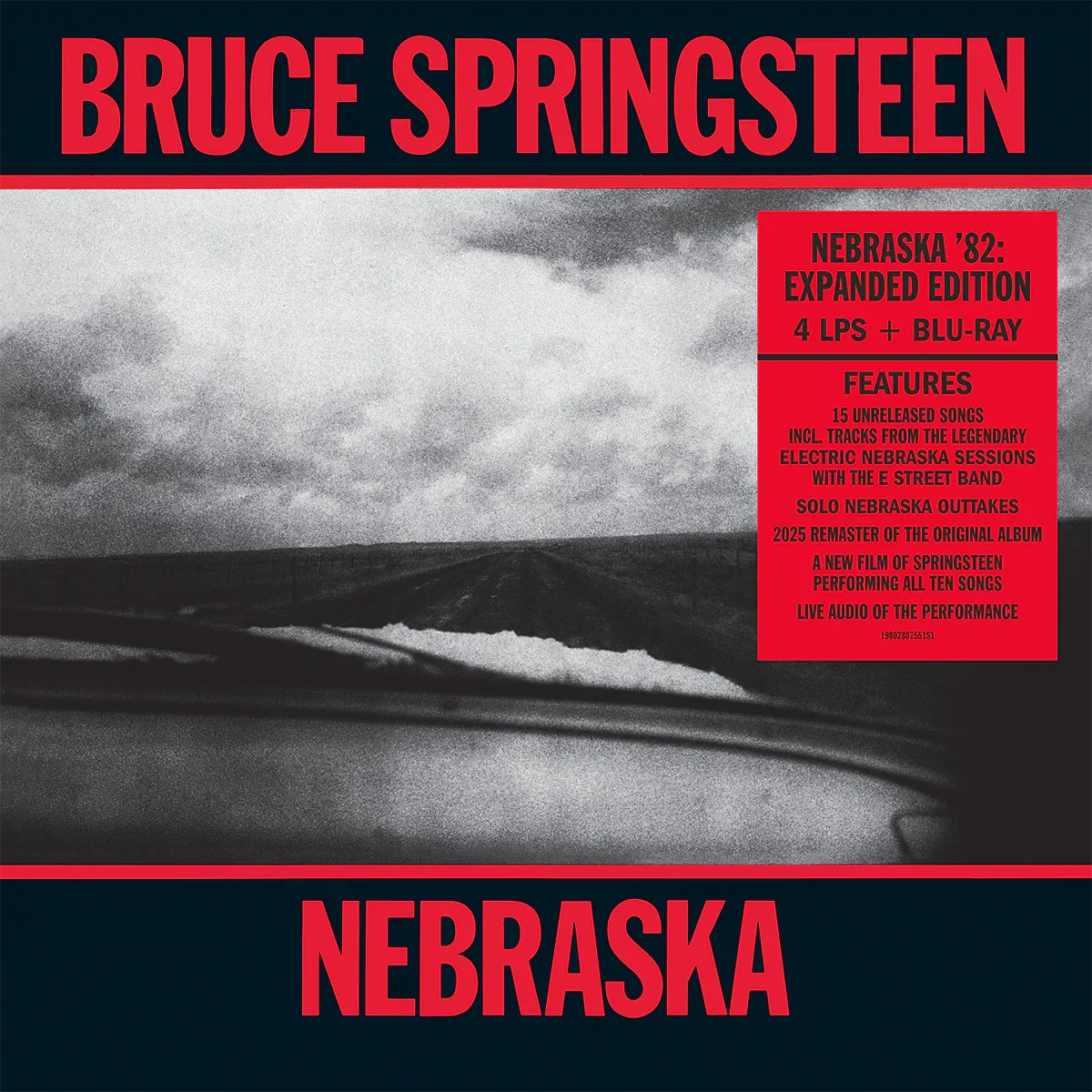 Bruce Springsteen – Nebraska 82: Expanded Edition (4-LP Vinyl, 1 Blue-ray) Vinyl Record