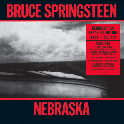 Bruce Springsteen – Nebraska 82: Expanded Edition (4-LP Vinyl, 1 Blue-ray) Vinyl Record