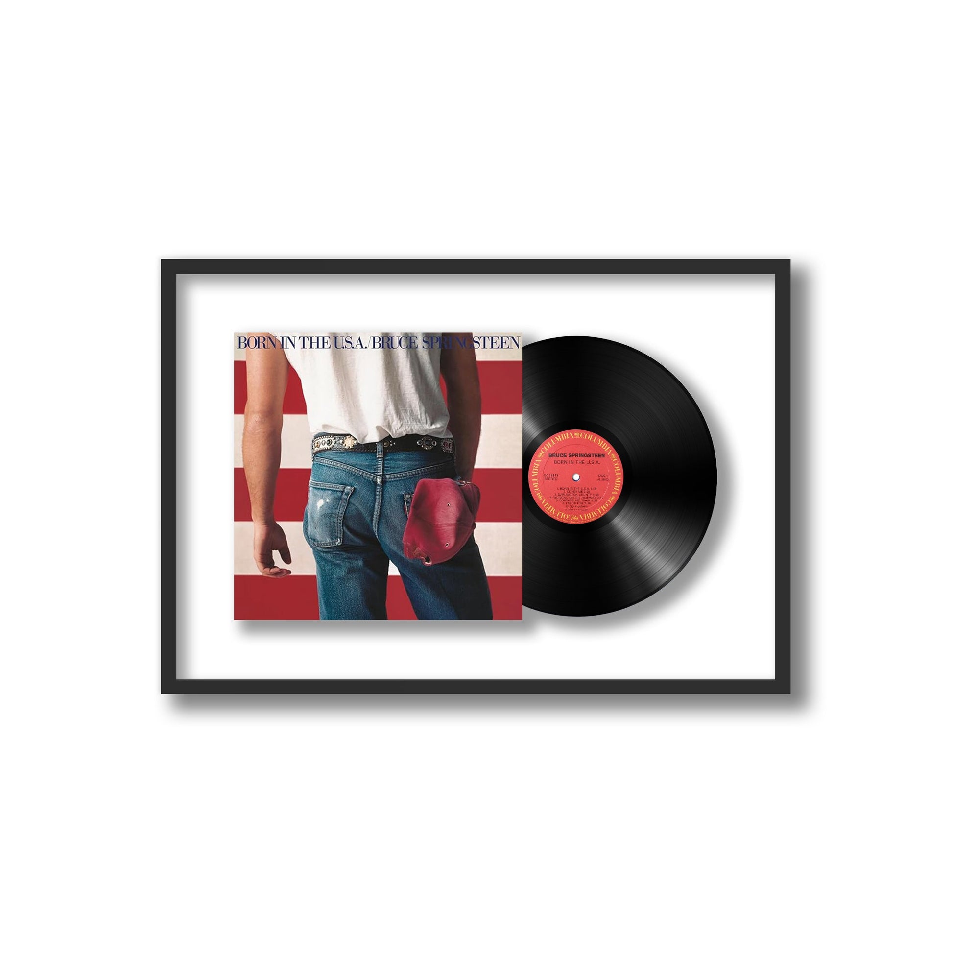 Bruce Springsteen Born in the U.S.A. Framed Vinyl Record