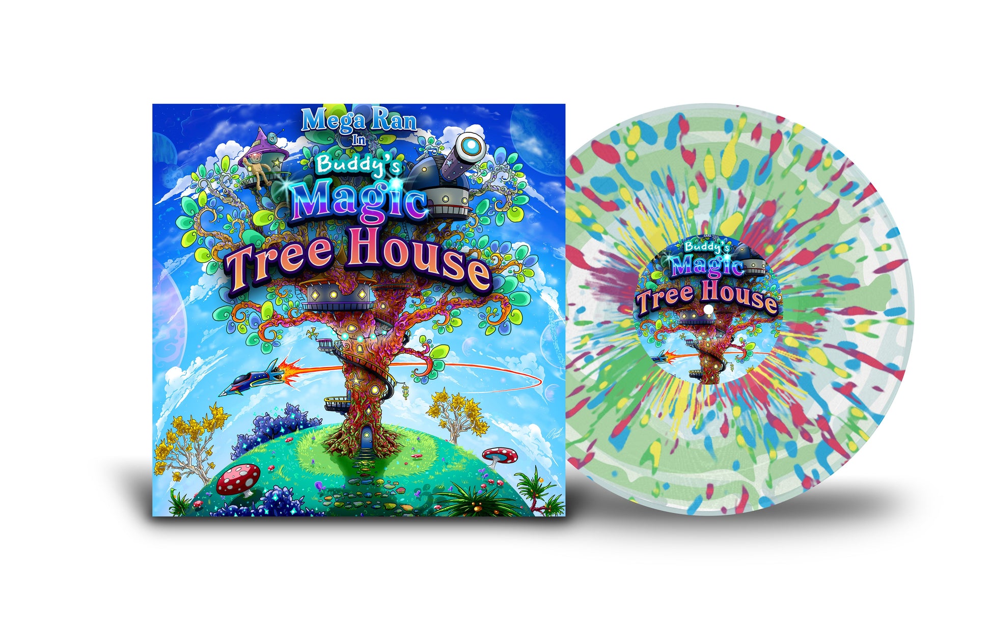 Buddy's Magic Tree House - Sky Swirl LP - Needlejuice Records - Vinyl Record