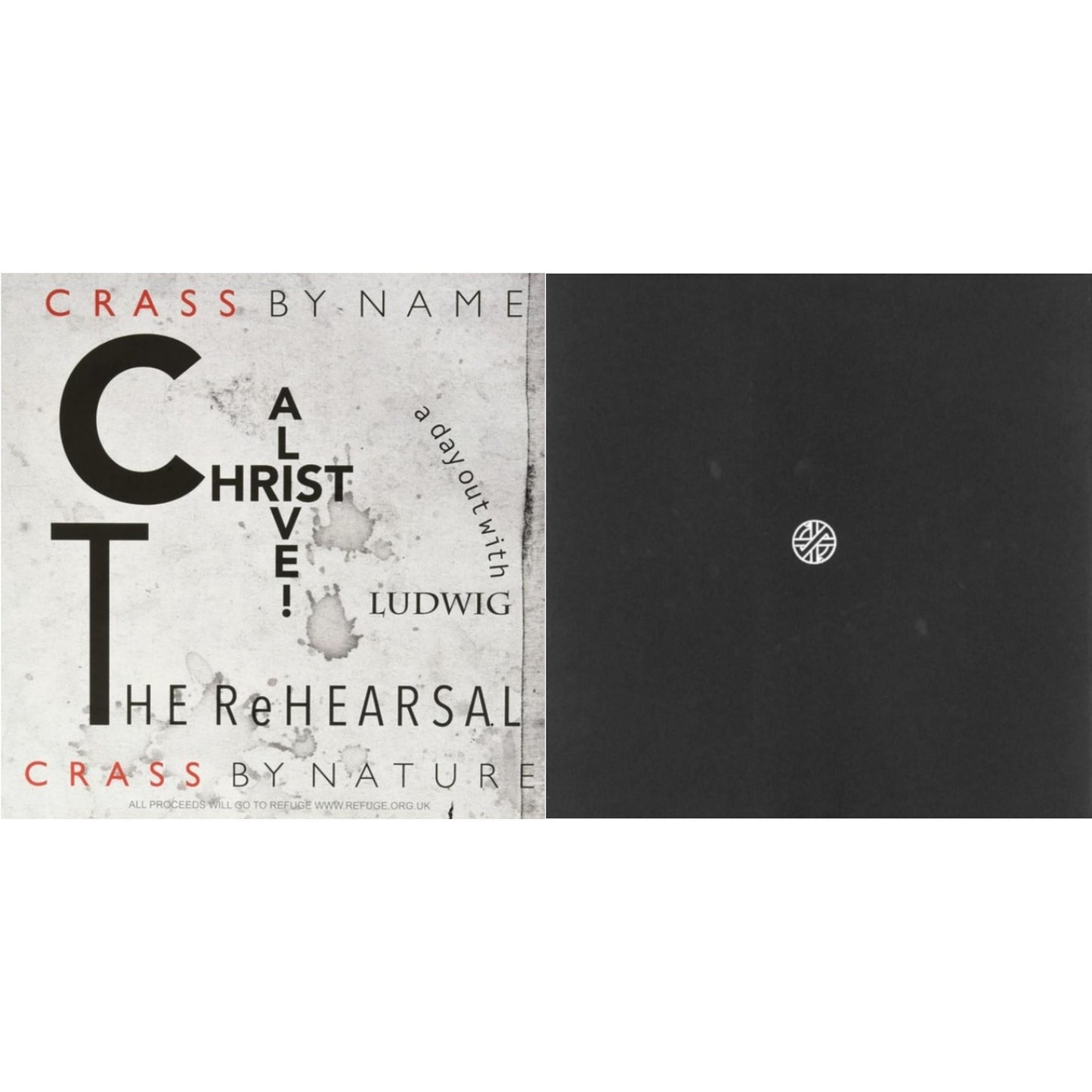 Crass - Christ Alive! - The Rehearsal & Christ - LP Vinyl Bundle