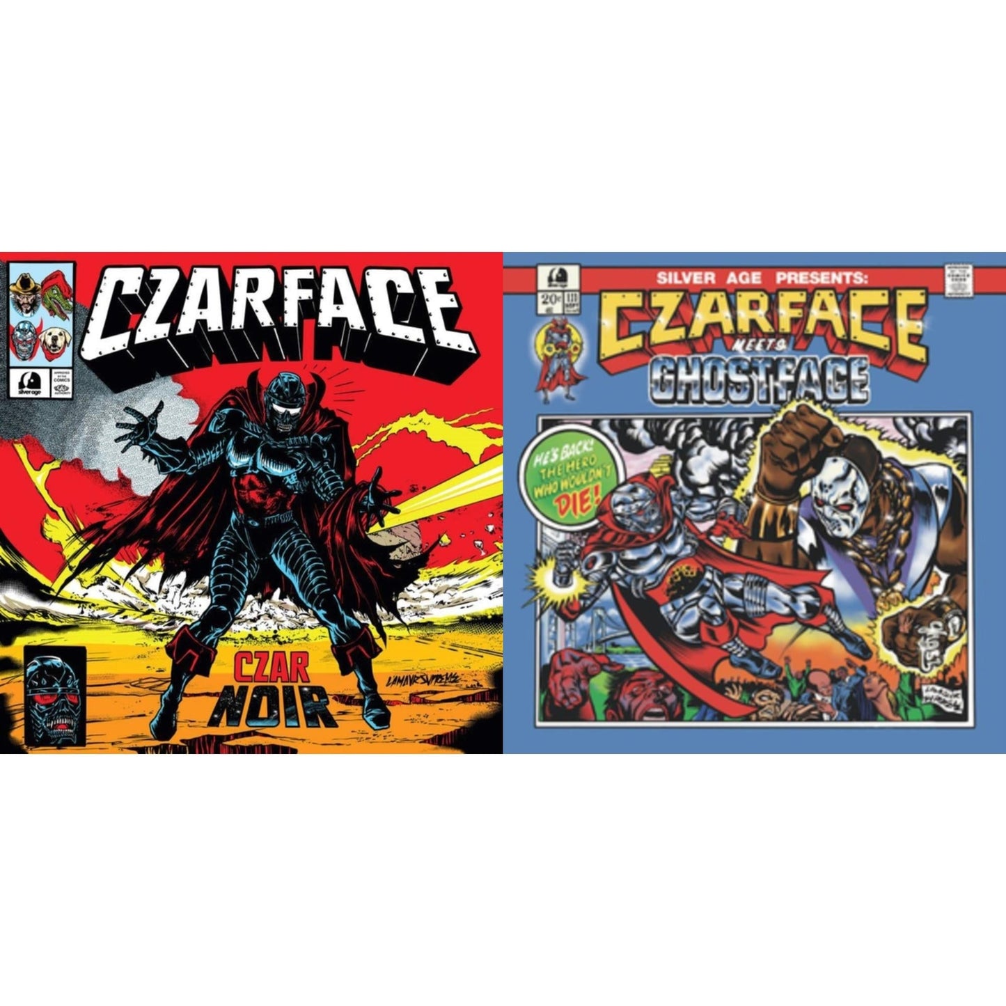 Czarface - Czar Noir (Red/White LP Vinyl) & Czarface Meets Ghostface