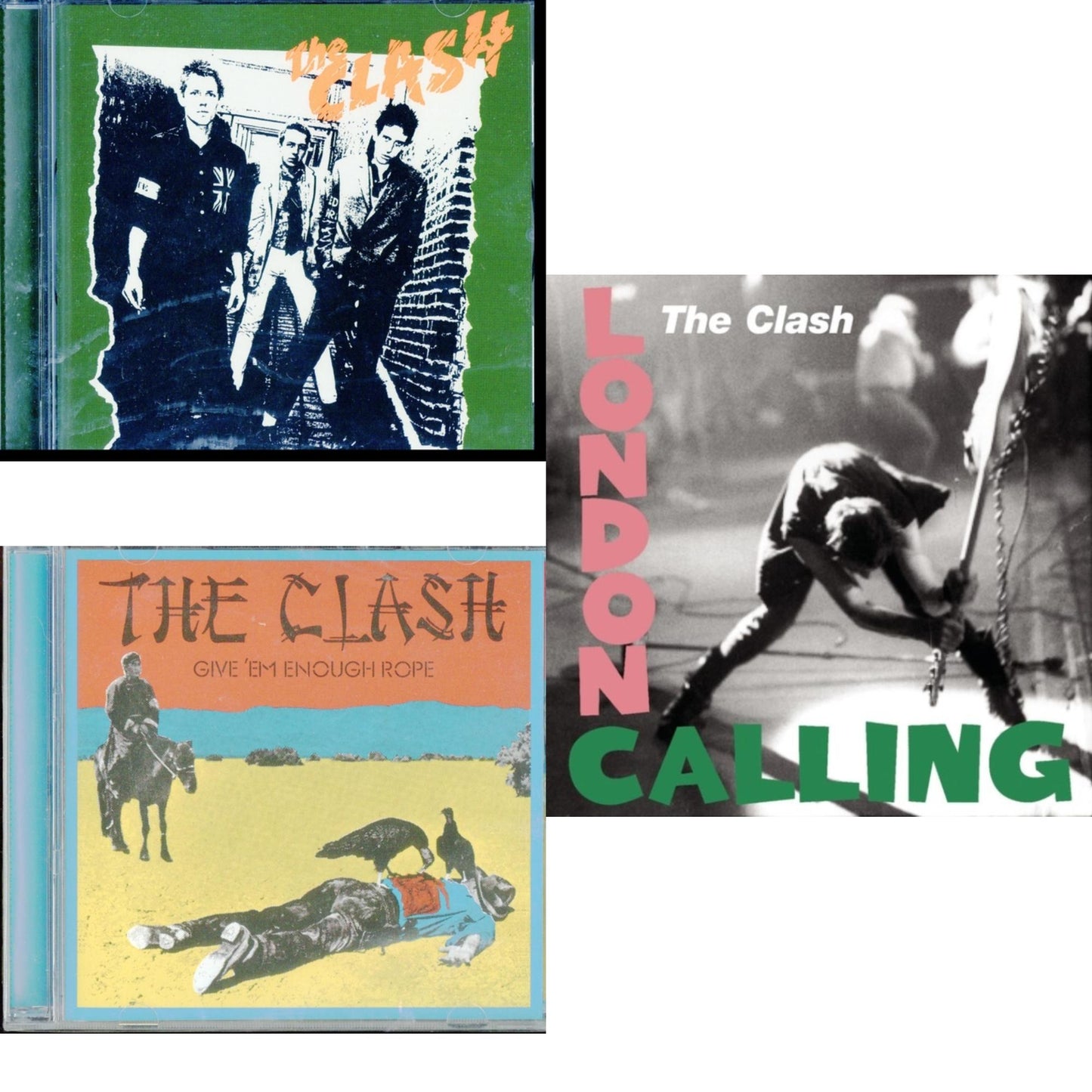 Clash - Clash (Us Edition) & Give Em Enough Rope & London Calling - CD Bundle
