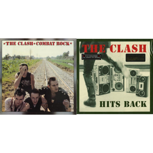 Clash - Hits Back (180G) & Combat Rock (180G/Remastered) - LP Vinyl Bundle