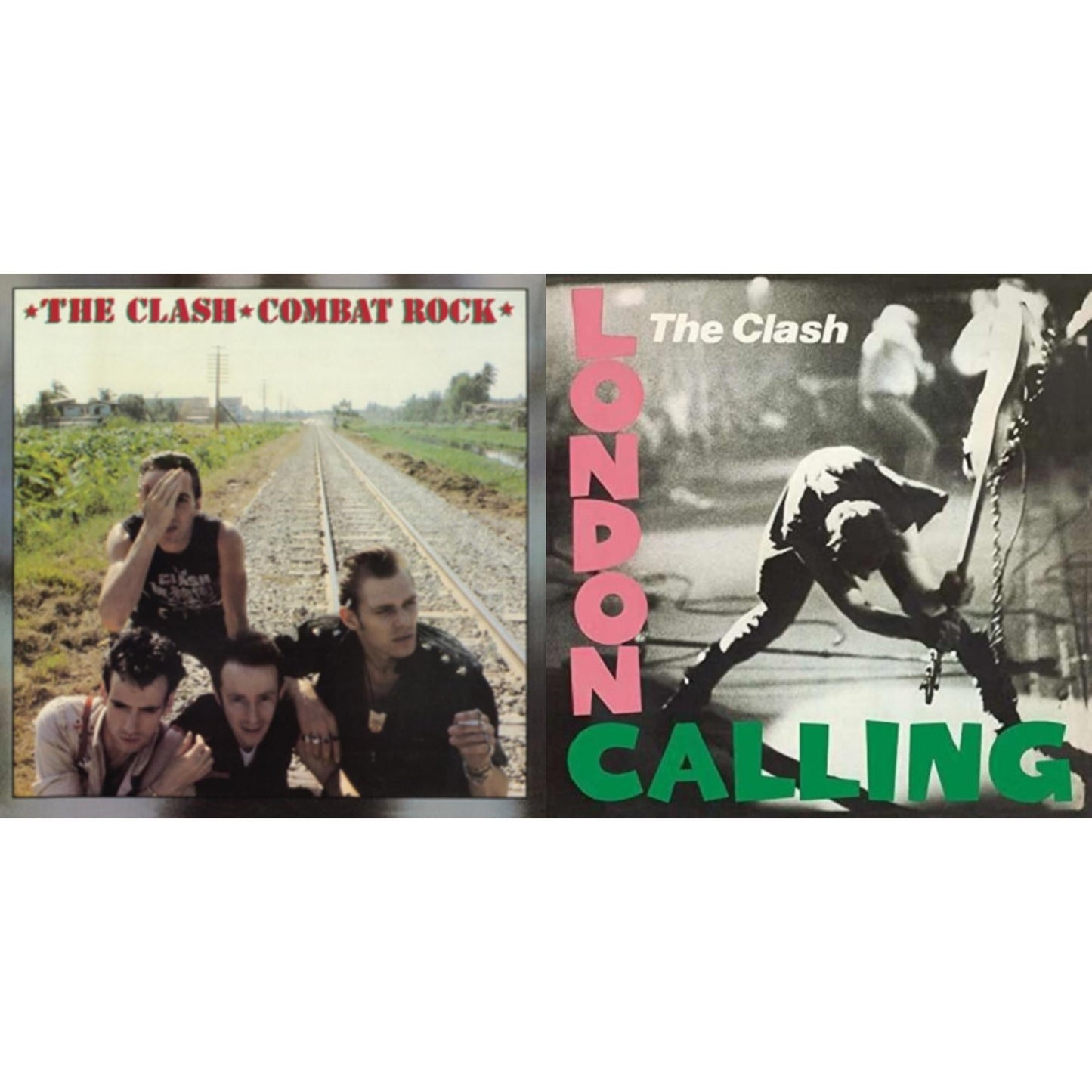 Clash - Combat Rock (180G/Remastered) & London Calling - LP Vinyl Bundle