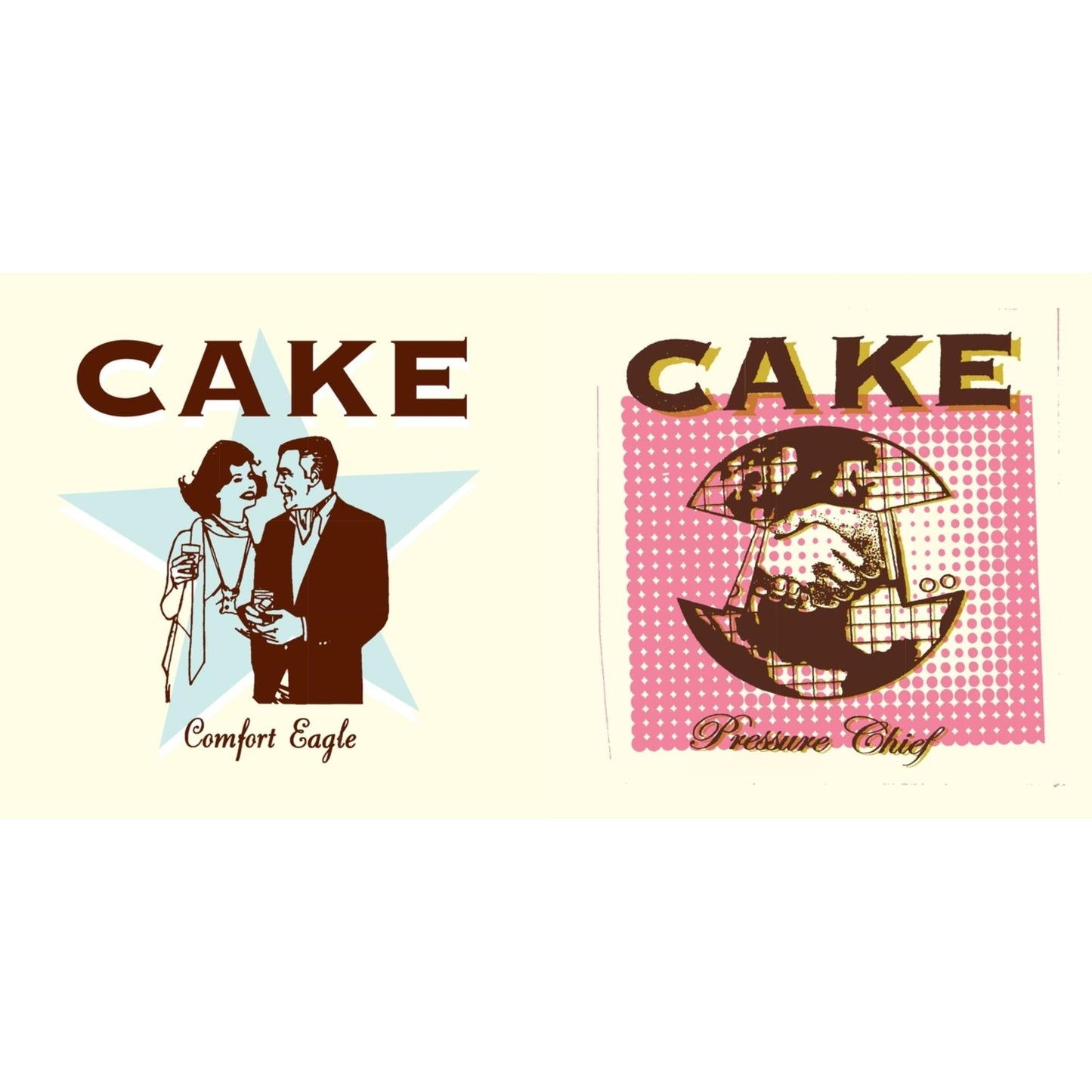 Cake - Comfort Eagle (180G) & Pressure Chief - LP Vinyl Bundle