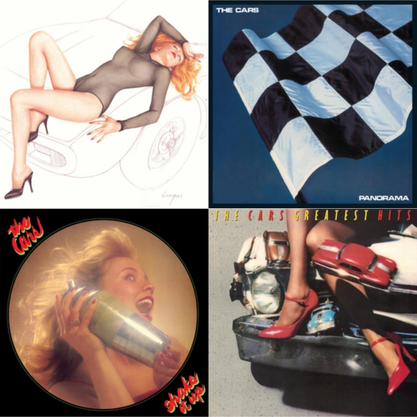 Cars - Greatest Hits (Translucent Ruby Red LP Vinyl) (Rocktober) & Candy-O (Expanded Edition/2LP) & Panorama (Expanded Edition/2LP) & Shake It Up (Expanded) (2LP/180G)