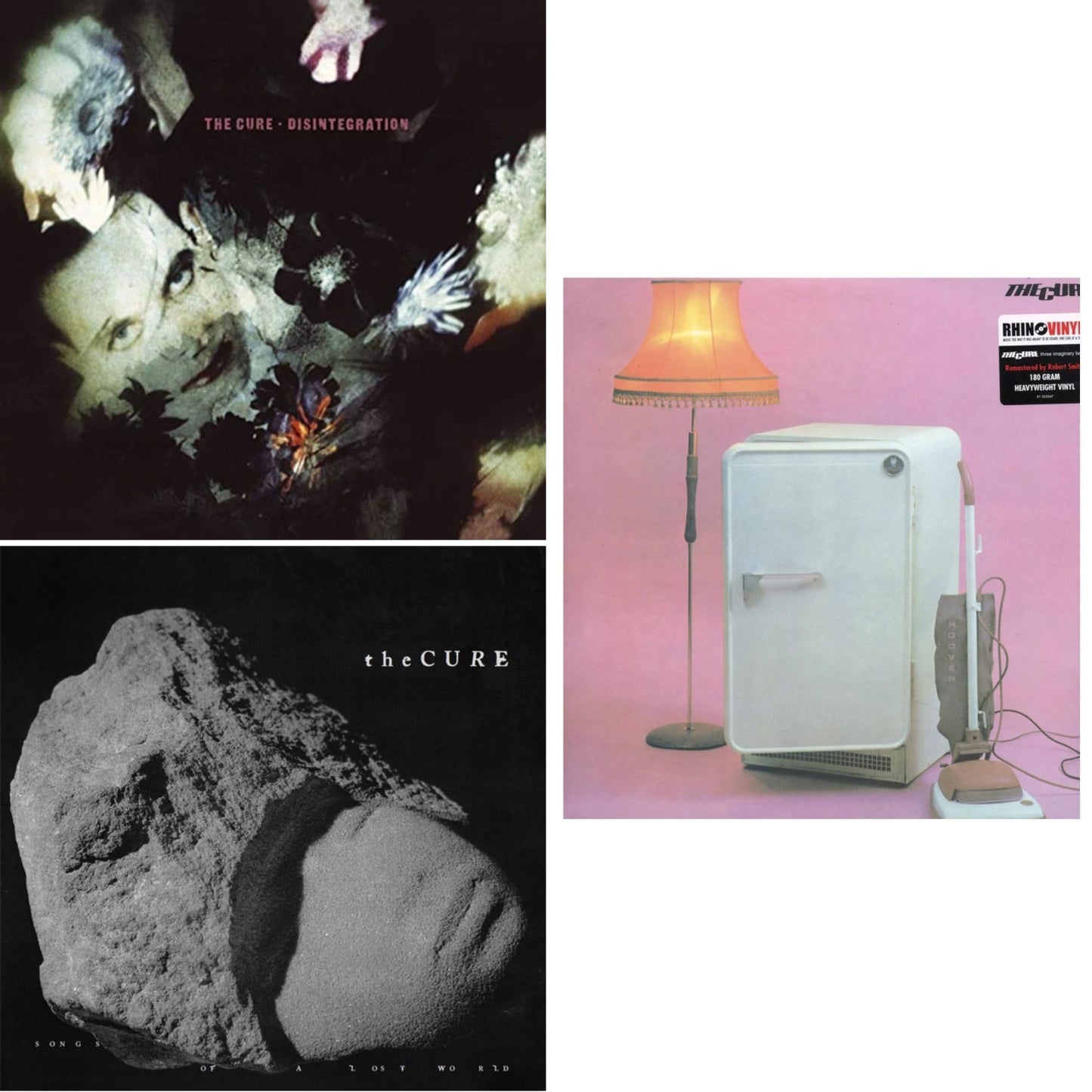 Cure - Three Imaginary Boys (180G) & Disintegration & Songs Of A Lost World (Biovinyl/180G) - LP Vinyl Bundle
