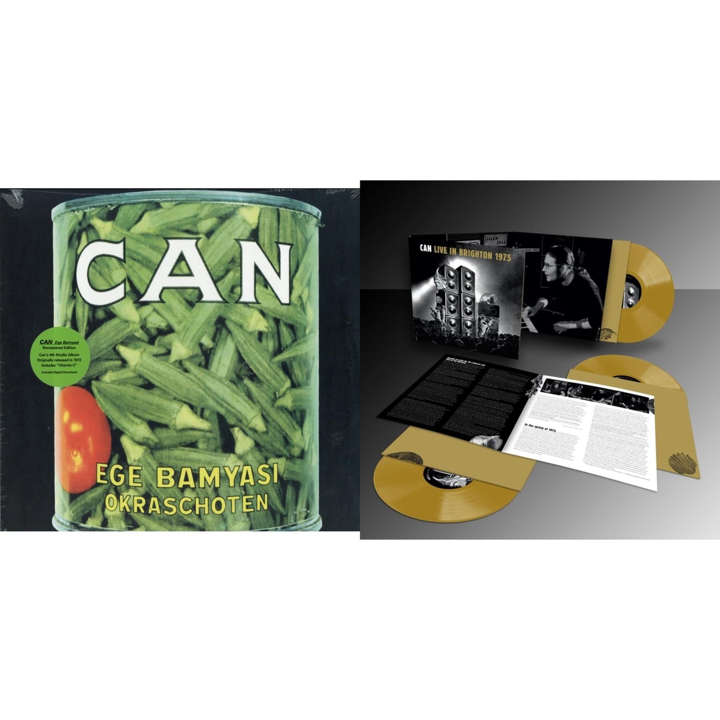 Can - Ege Bamyasi & Live In Brighton 1975 (Limited Edition/Inca Gold Vinyl/3LP)