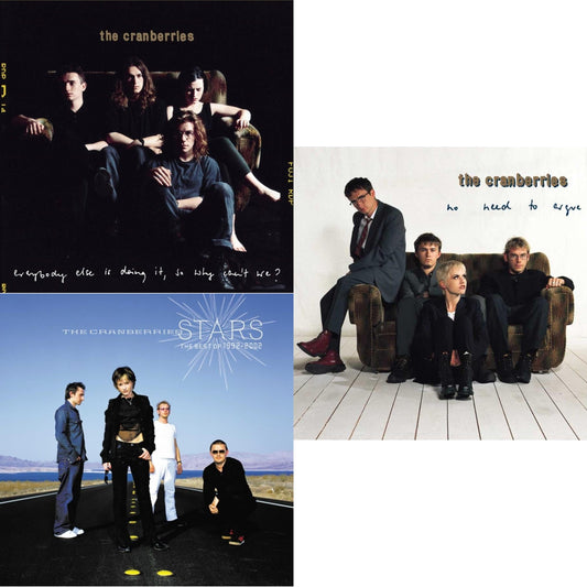 Cranberries - No Need To Argue (2LP/Deluxe Edition) & Stars (The Best Of 1992-2002) (2LP) & Everybody Else Is Doing It So Why Can't We (LP)