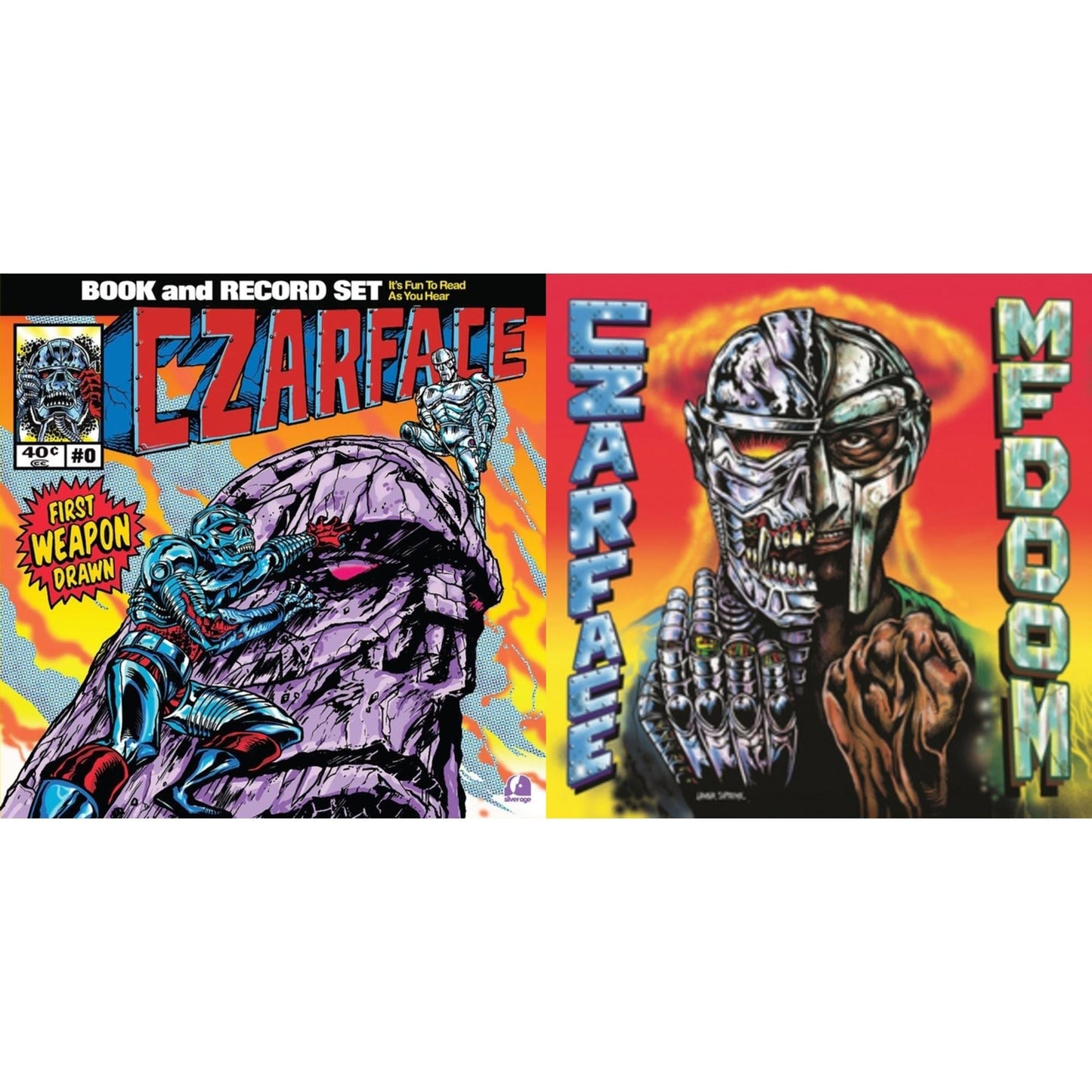 Czarface - First Weapon Drawn (Sky Blue LP Vinyl) & Czarface Meets Metal Face
