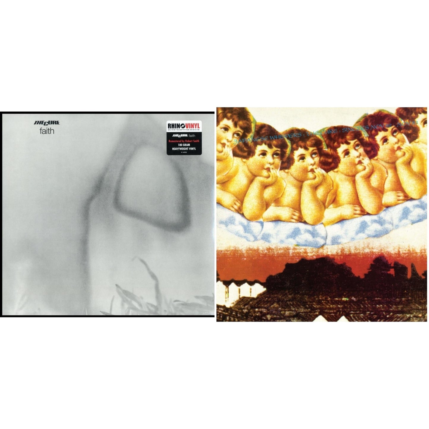 Cure - Faith (180G) & Japanese Whispers: The Cure Singles Nov 82:Nov 83 (Clear LP Vinyl/Transclear Sleeve W/ Inner Bag)