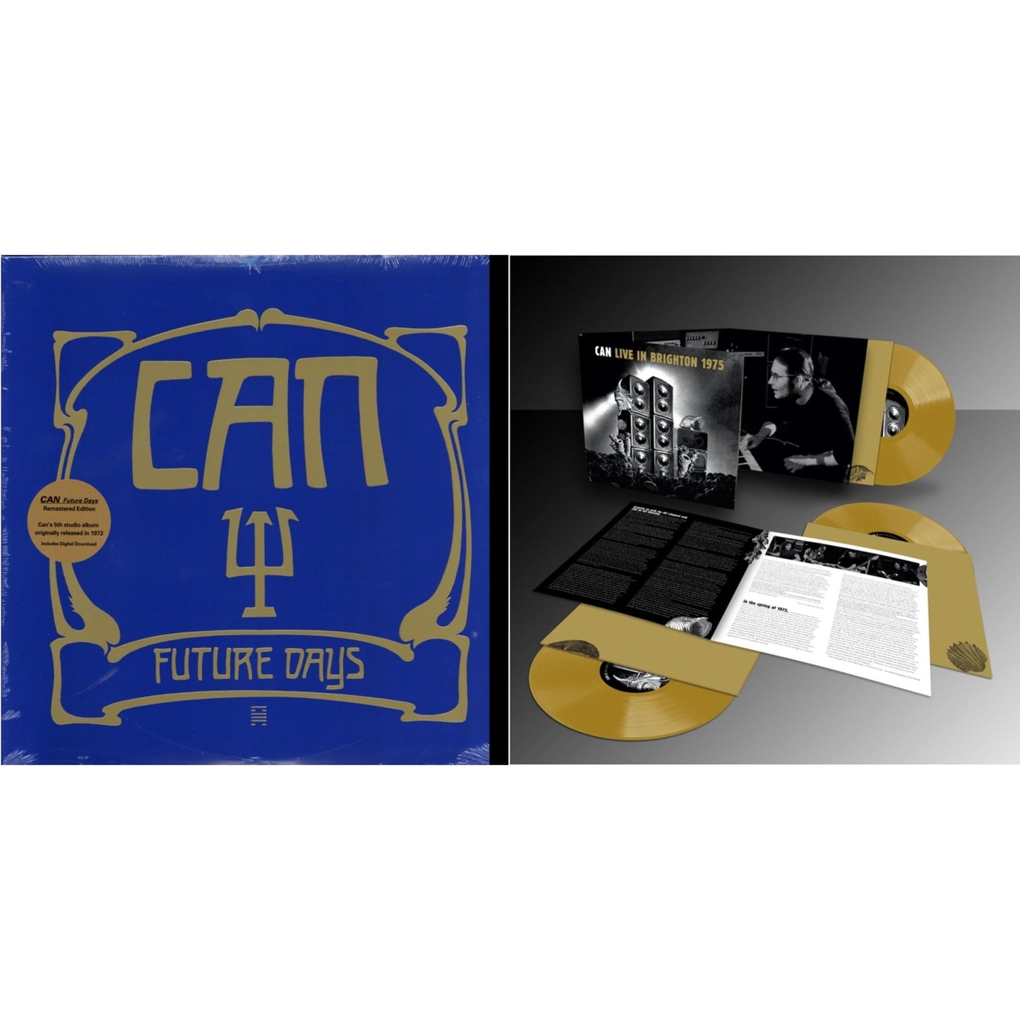 Can - Future Days & Live In Brighton 1975 (Limited Edition/Inca Gold Vinyl/3LP)