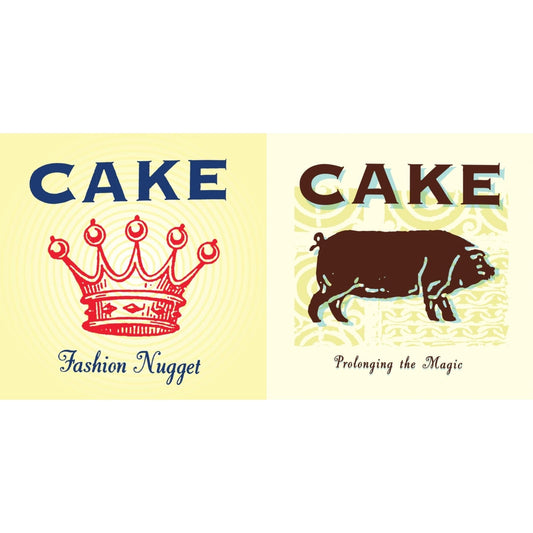 Cake - Fashion Nugget (X) (180G) & Prolonging The Magic (180G) - LP Vinyl Bundle