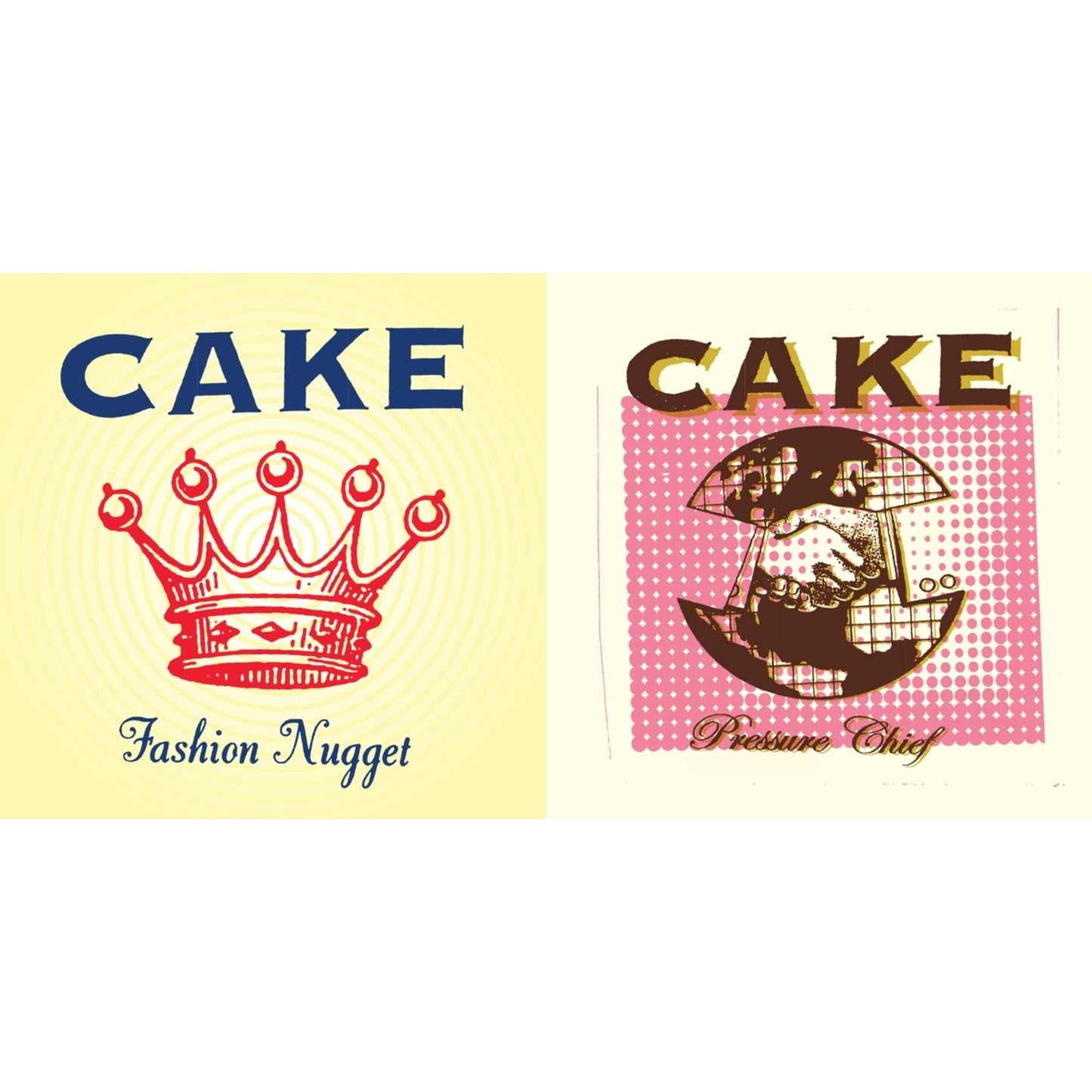 Cake - Fashion Nugget (X) (180G) & Pressure Chief - LP Vinyl Bundle