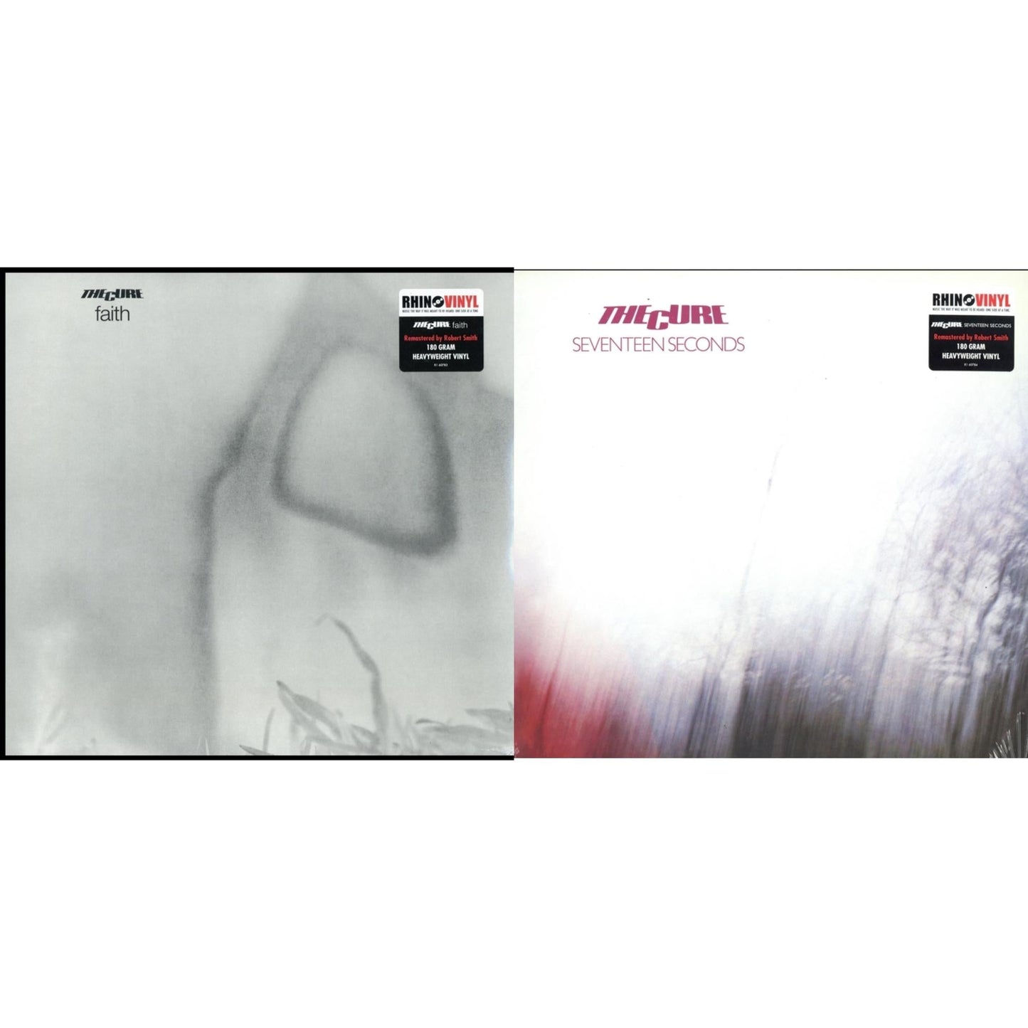 Cure - Seventeen Seconds (180G) & Faith (180G) - LP Vinyl Bundle
