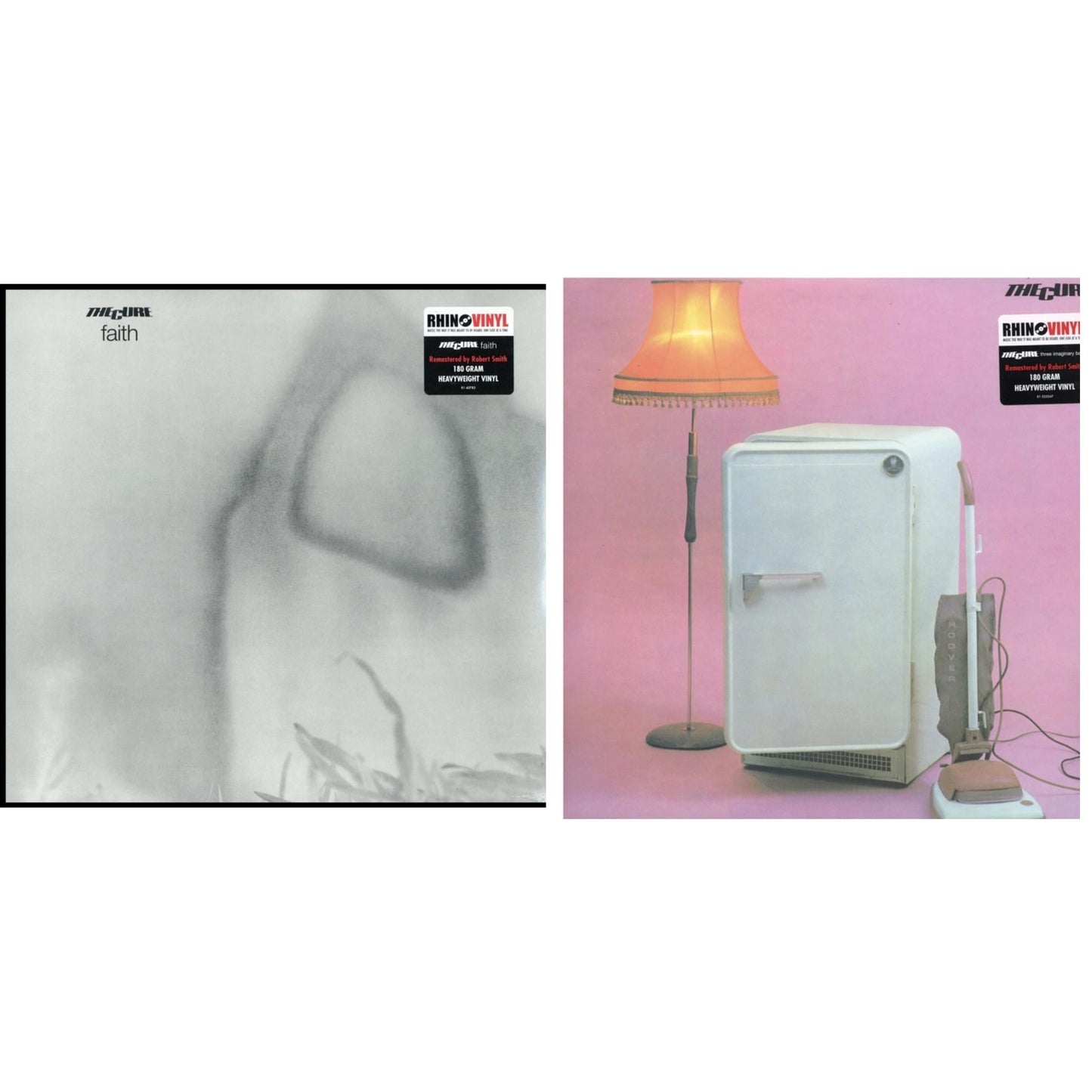 Cure - Three Imaginary Boys (180G) & Faith (180G) - LP Vinyl Bundle