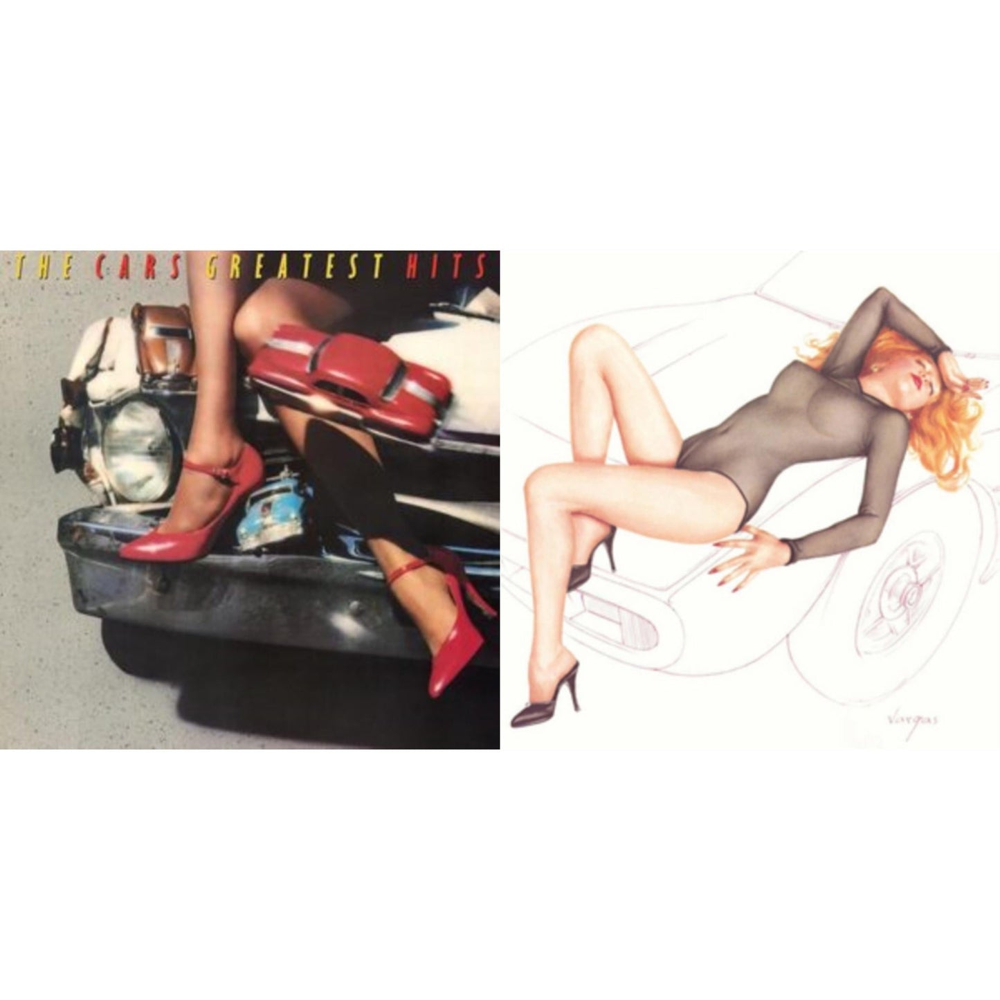 Cars - Greatest Hits (Translucent Ruby Red LP Vinyl) (Rocktober) & Candy-O (Expanded Edition/2LP)