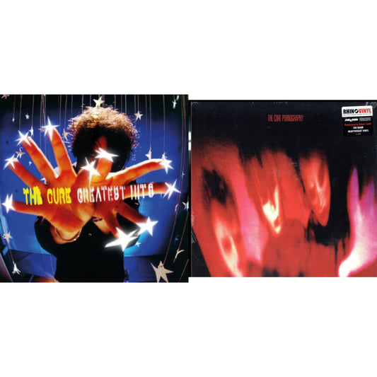 Cure - Pornography (180G) & Greatest Hits - LP Vinyl Bundle
