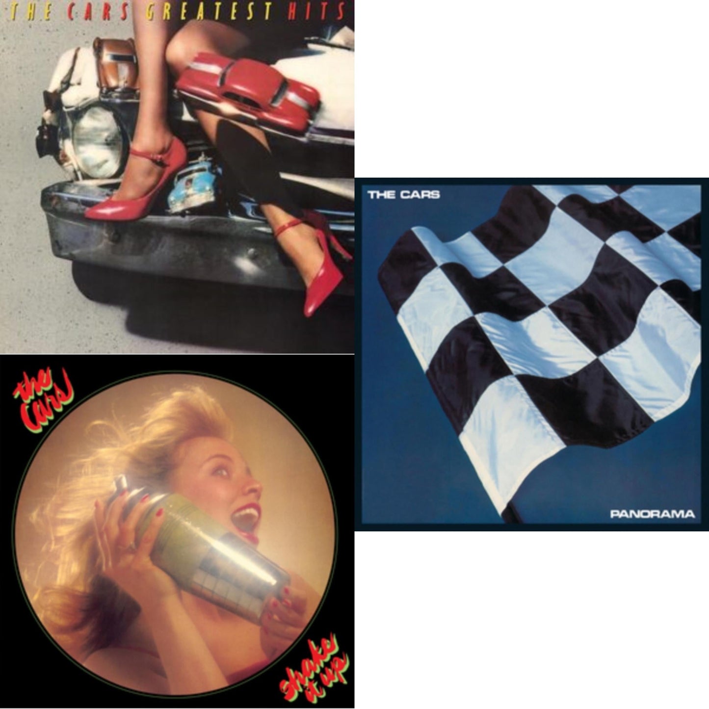 Cars - Greatest Hits (Translucent Ruby Red LP Vinyl) (Rocktober) & Panorama (Expanded Edition/2LP) & Shake It Up (Expanded) (2LP/180G)
