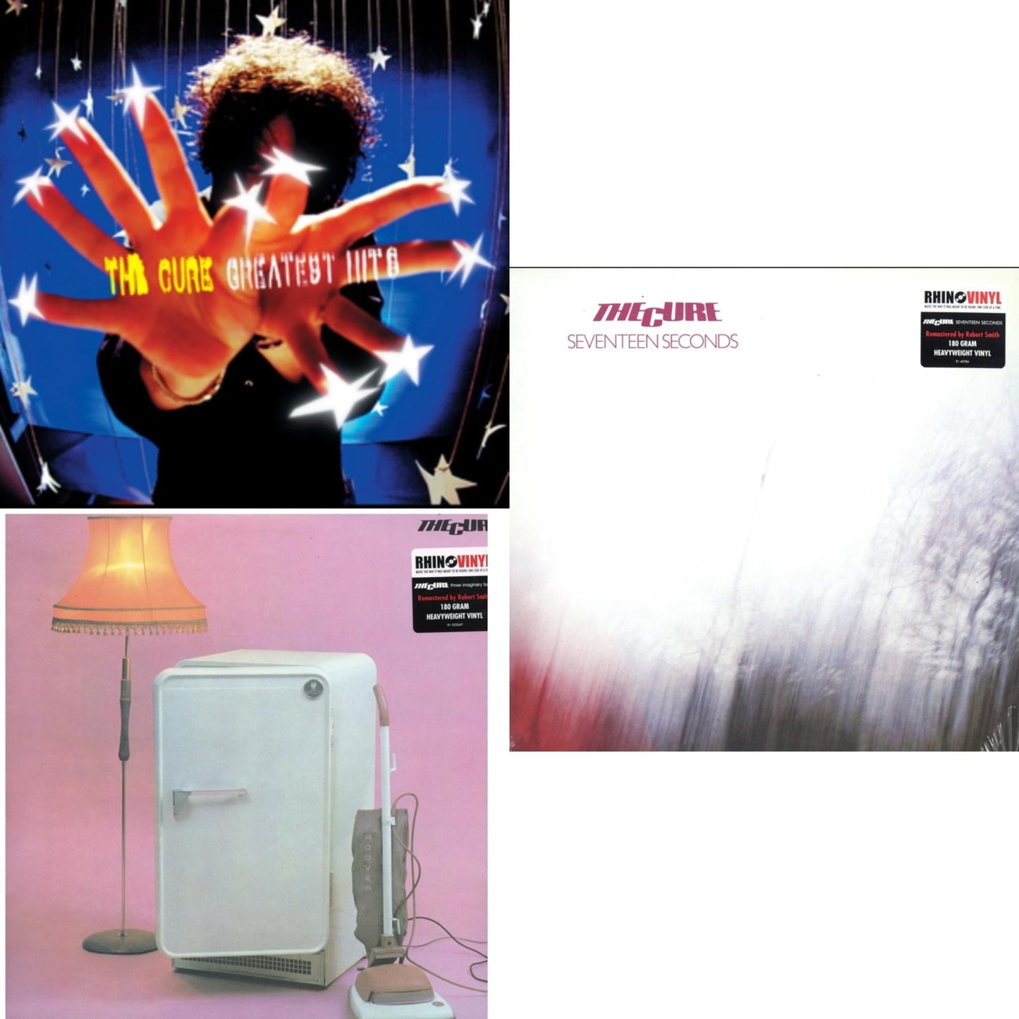 Cure - Greatest Hits (2LP) & Three Imaginary Boys (180G) & Seventeen Seconds (180G)