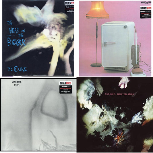 Cure - Head On The Door (180G) & Three Imaginary Boys (180G) & Faith (180G) & Disintegration - LP Vinyl Bundle