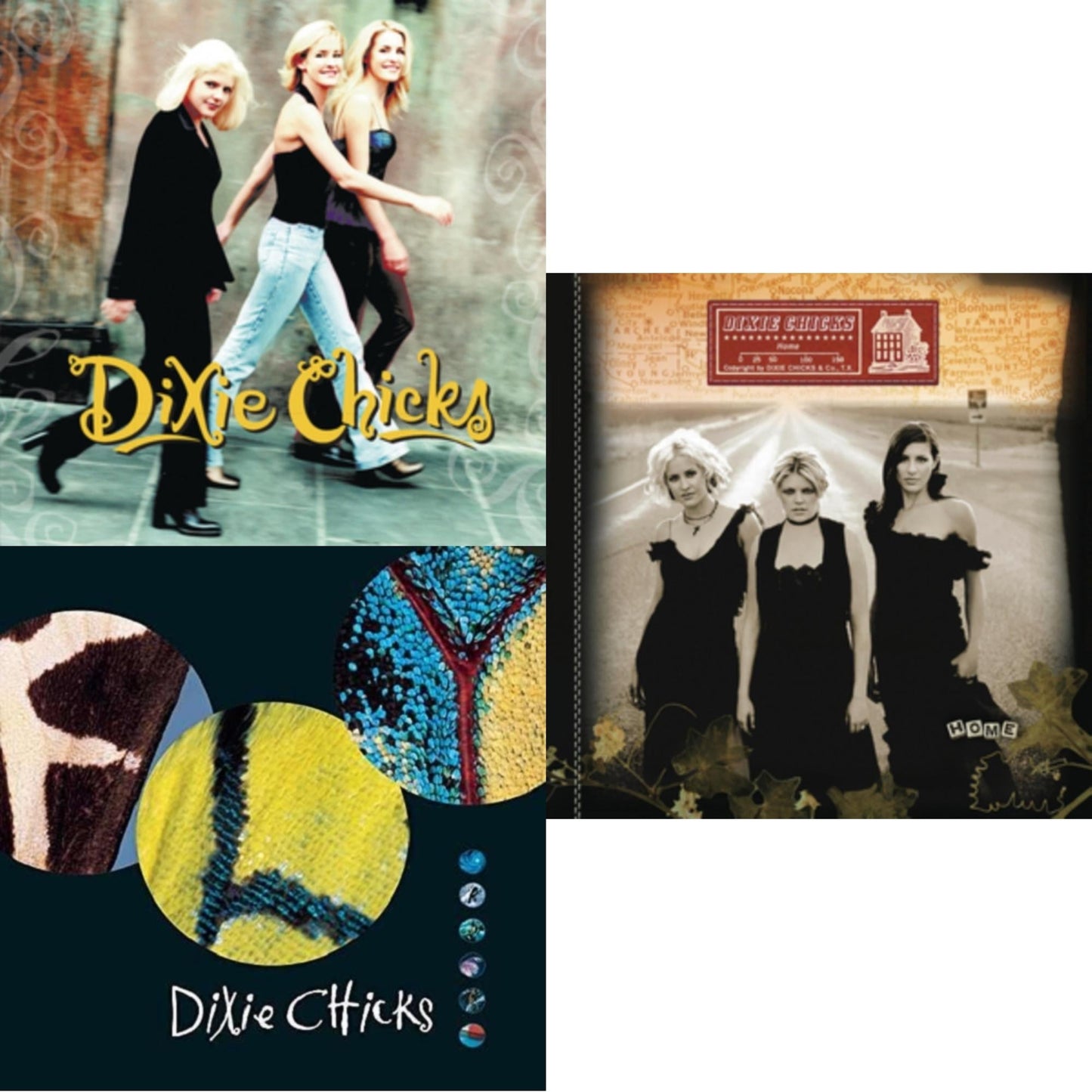 Chicks - Wide Open Spaces & Fly & Home - LP Vinyl Bundle