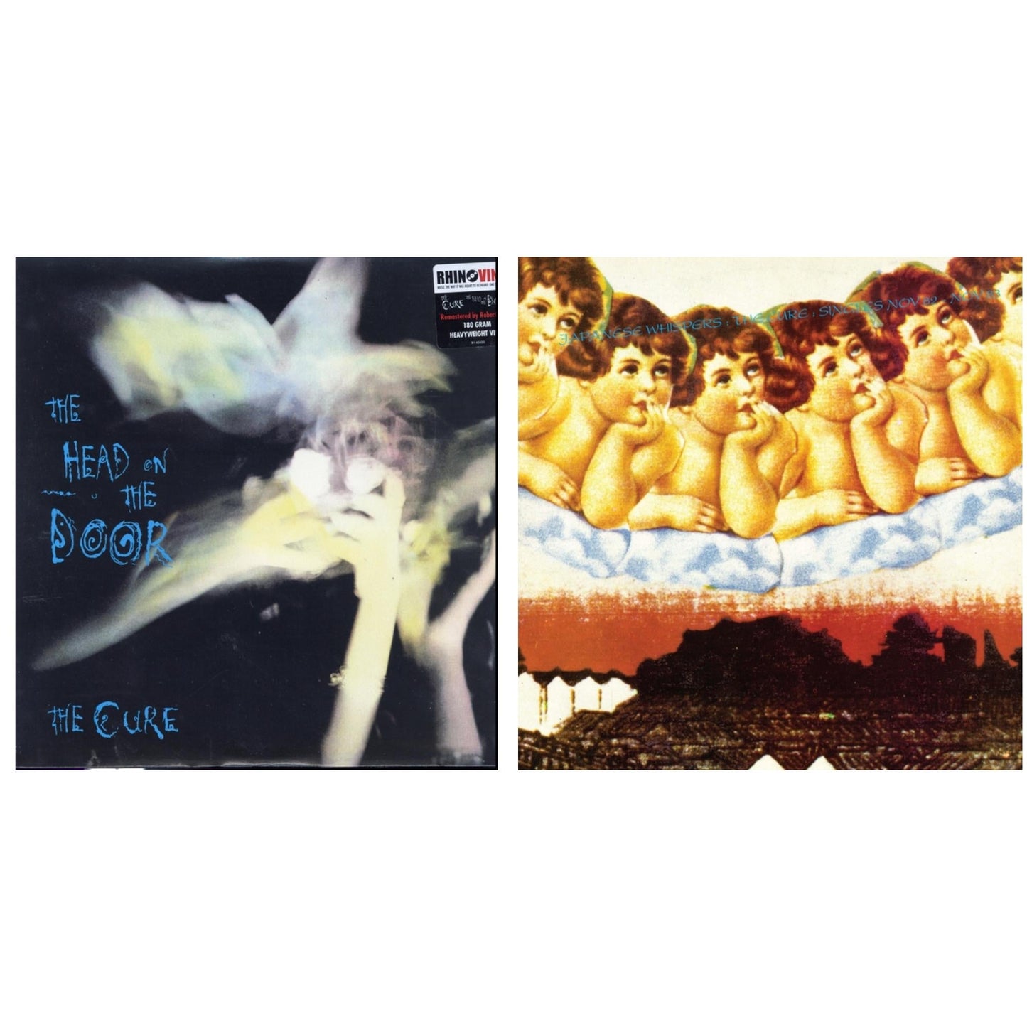 Cure - Head On The Door (180G) & Japanese Whispers: The Cure Singles Nov 82:Nov 83 (Clear LP Vinyl/Transclear Sleeve W/ Inner Bag)