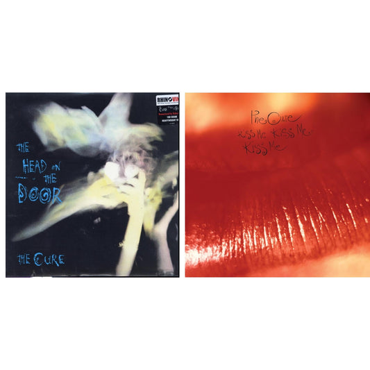 Cure - Head On The Door (180G) & Kiss Me, Kiss Me, Kiss Me (180G) - LP Vinyl Bundle