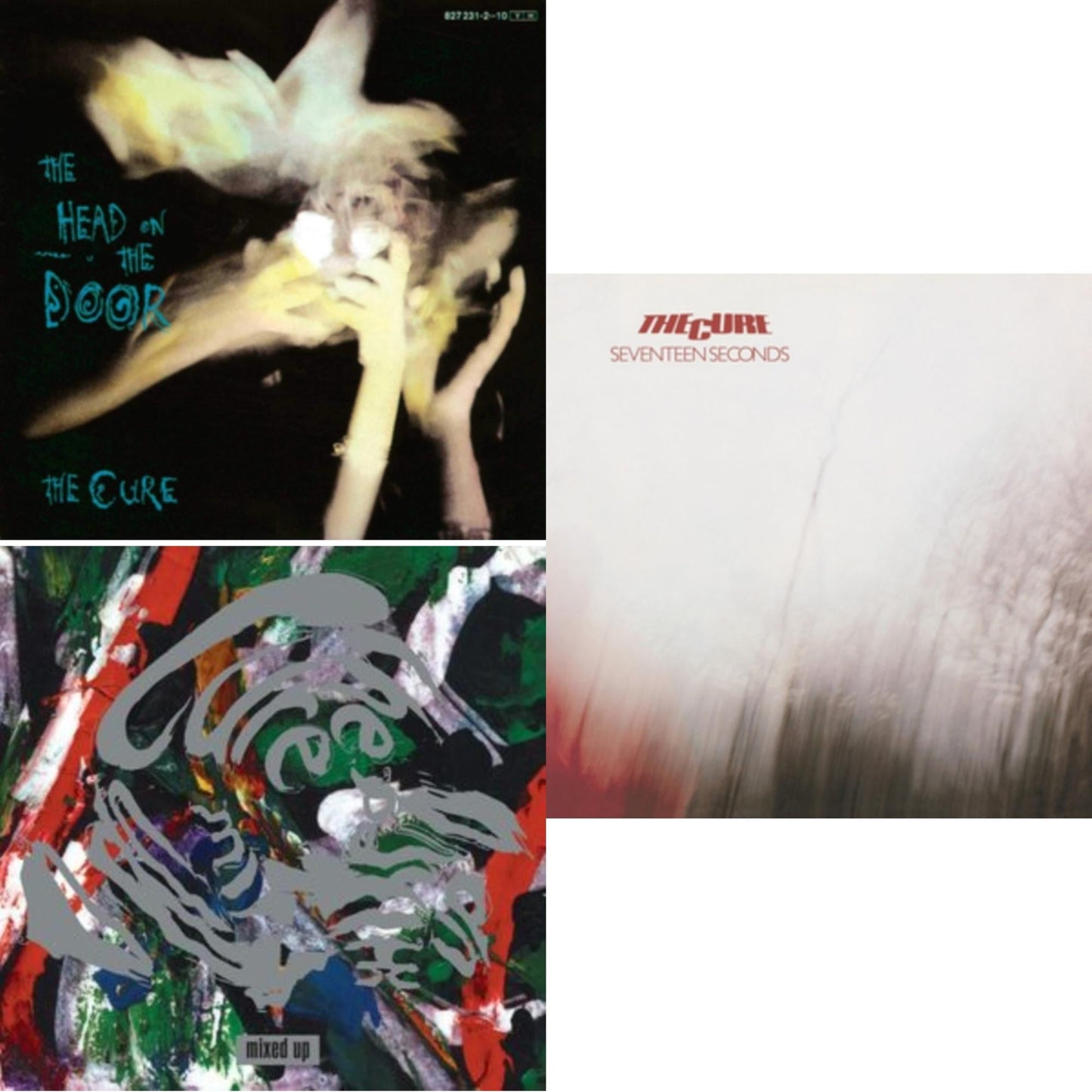 Cure - Head On The Door (Remastered) & Mixed Up (Deluxe Edition) & Seventeen Seconds - CD Bundle