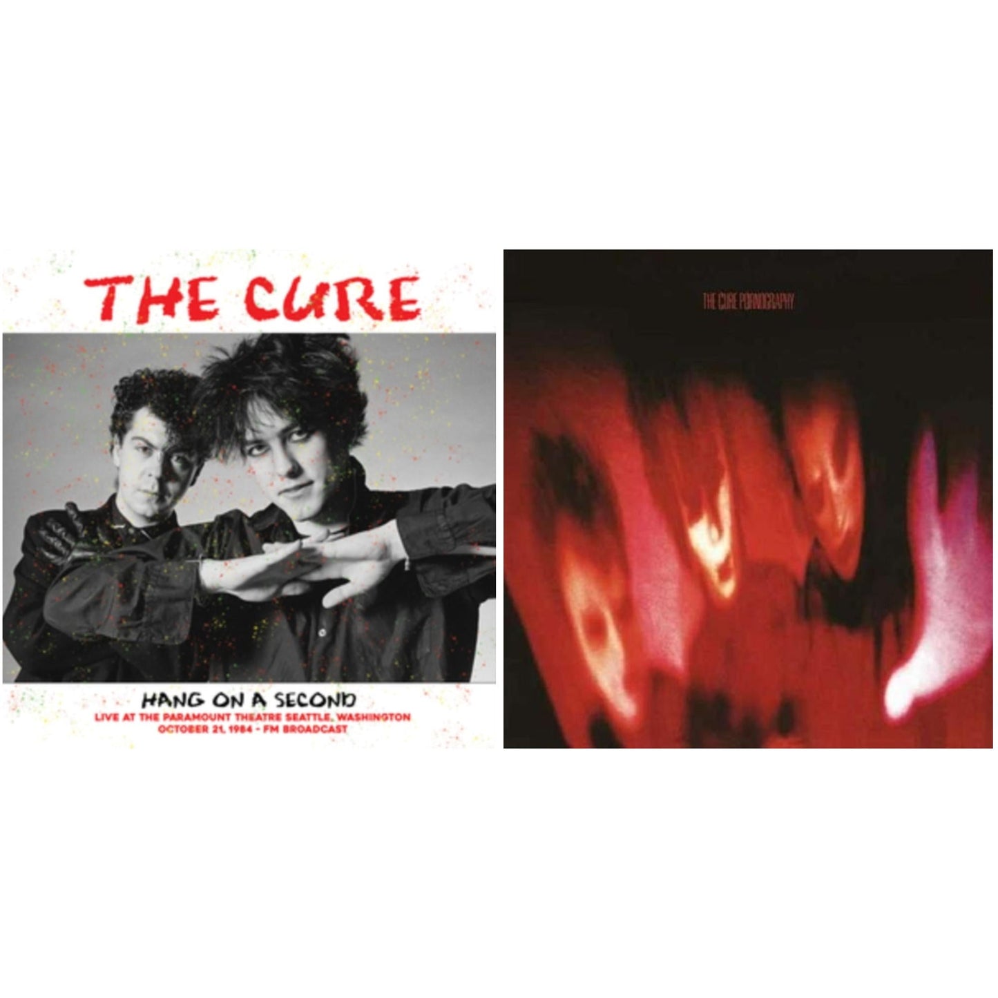 Cure - Hang On A Second: Live At The Paramount Theatre Seattle, Washington, October 21, 1984 - Fm Broadcast & Pornography - LP Vinyl Bundle