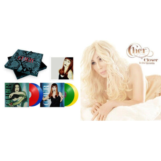 Cher - Closer To The Truth & It's A Man's World (Deluxe Edition) (Red, Blue, Green & Yellow Vinyl/4LP)