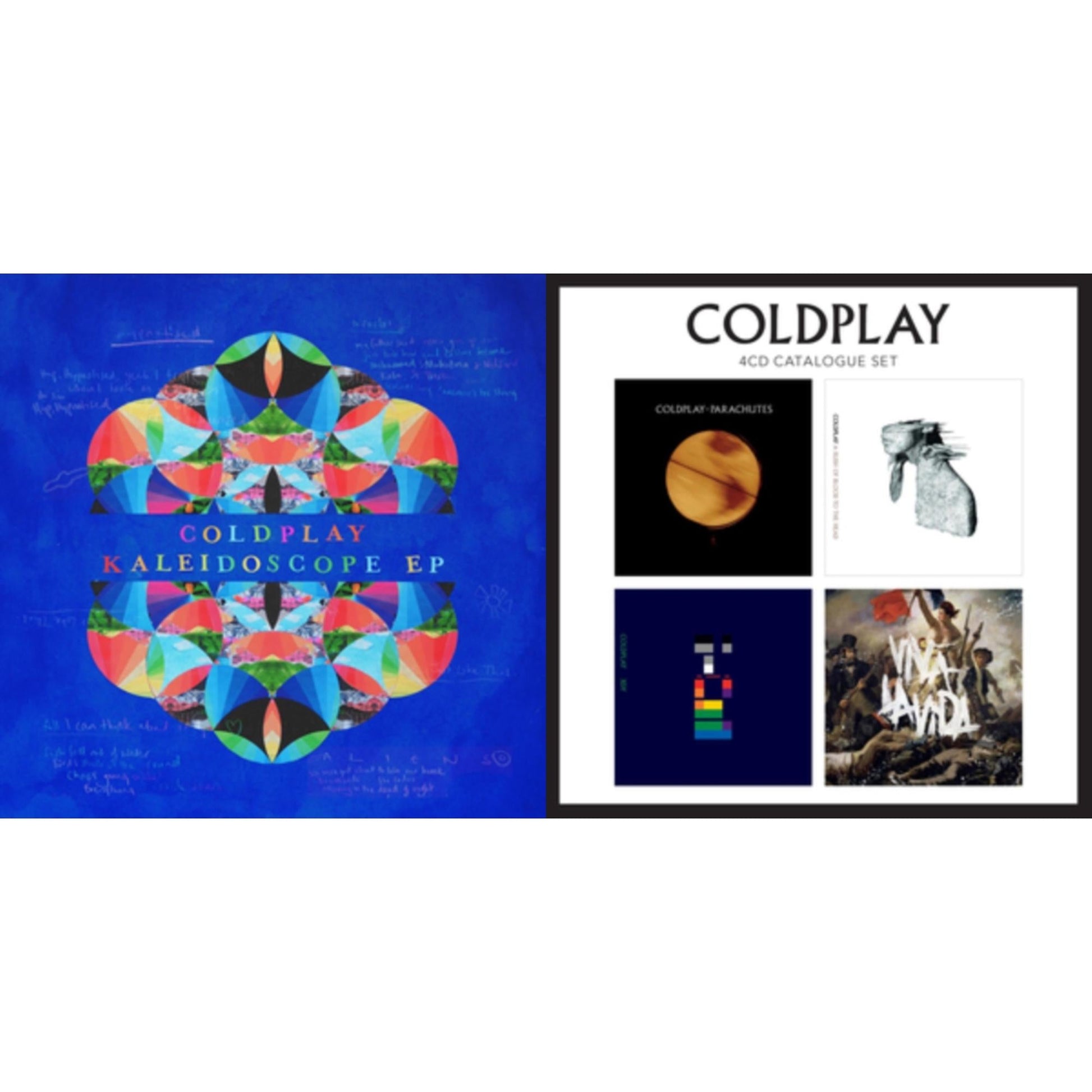 Coldplay - Kaleidoscope Ep & 4 CD Catalogue Set