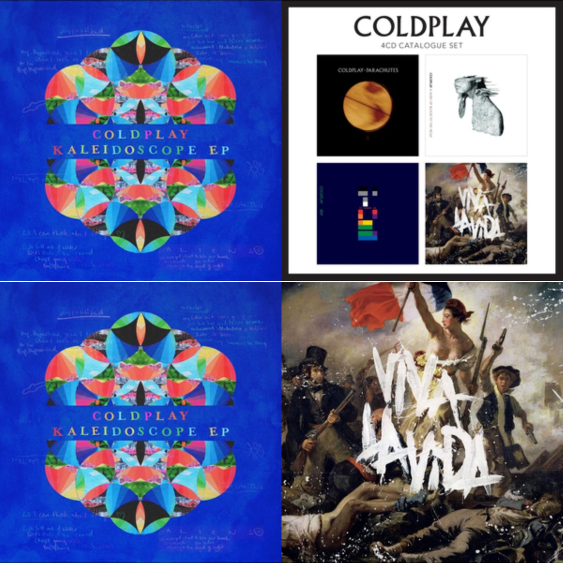 Coldplay - Kaleidoscope Ep & Kaleidoscope Ep & Viva La Vida Or Death & All His Friends & 4 CD Catalogue Set