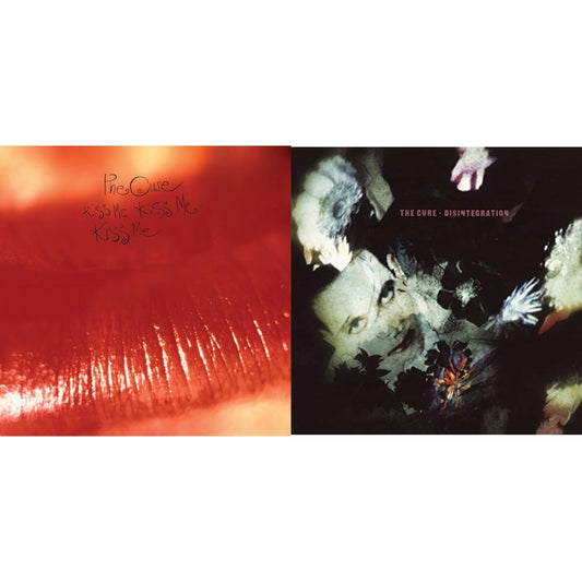 Cure - Kiss Me, Kiss Me, Kiss Me (180G) & Disintegration - LP Vinyl Bundle