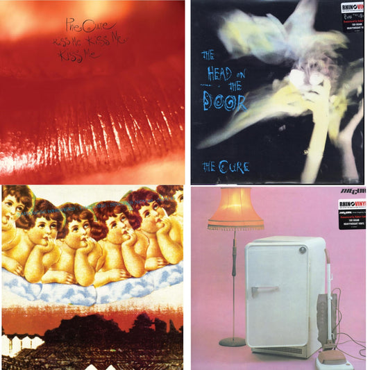 Cure - Head On The Door (180G) & Kiss Me, Kiss Me, Kiss Me (180G) & Three Imaginary Boys (180G) & Japanese Whispers: The Cure Singles Nov 82:Nov 83 (Clear LP Vinyl/Transclear Sleeve W/ Inner Bag)