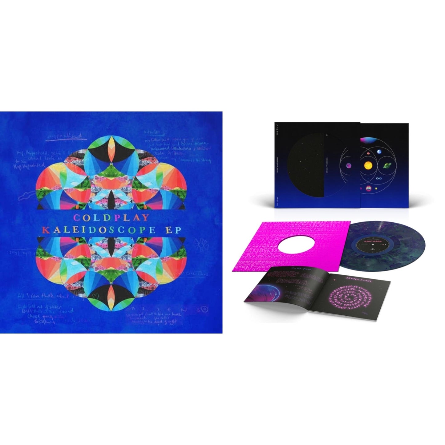 Coldplay - Kaleidoscope Ep (180G) & Music Of The Spheres (Recycled Colored LP Vinyl)