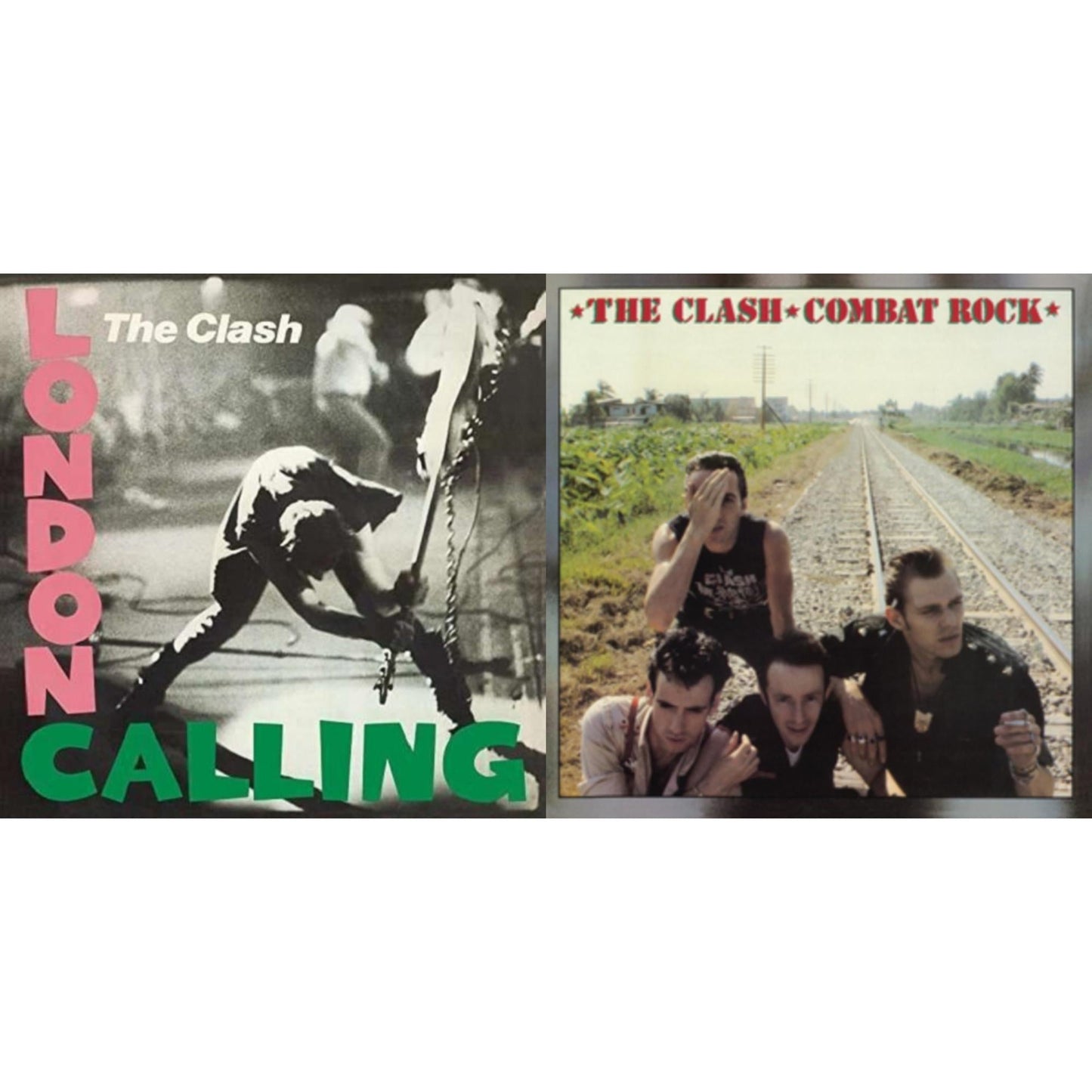 Clash - Combat Rock (180G/Remastered) & London Calling - LP Vinyl Bundle