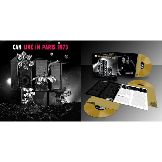Can - Live In Brighton 1975 (Limited Edition/Inca Gold Vinyl/3LP) & Live In Paris 1973 (2LP)