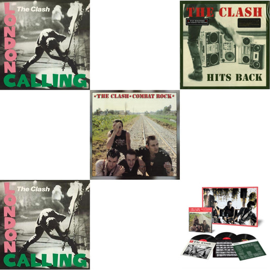 Clash - London Calling (2LP/180G/Remastered) & London Calling & Combat Rock (180G/Remastered) & Hits Back (180G) & Combat Rock + The People's Hall (Special Edition/3LP/180G)