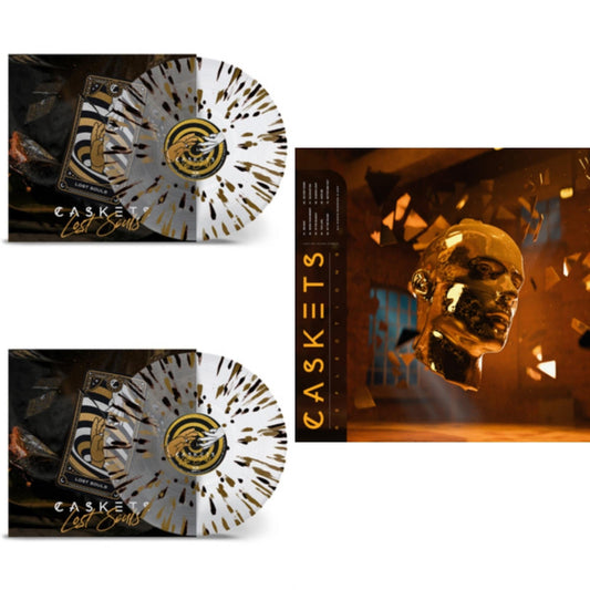 Caskets - Lost Souls (Clear W/ Gold/Black Splatter LP Vinyl) & Lost Souls (Clear W/ Gold/Black Splatter LP Vinyl) & Reflections (Orange & Black W/ White Splatter LP Vinyl)