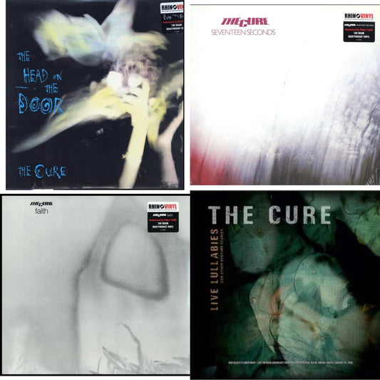 Cure - Head On The Door (180G) & Seventeen Seconds (180G) & Faith (180G) & Live Lullabies & Other Bedtime Stories (Yellow LP Vinyl)