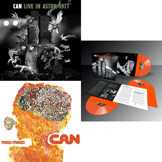 Can - Live Stuttgart 1975 (Orange Vinyl/3LP) & Live In Aston 1977 & Tago Mago (Limited Edition Orange LP Vinyl)