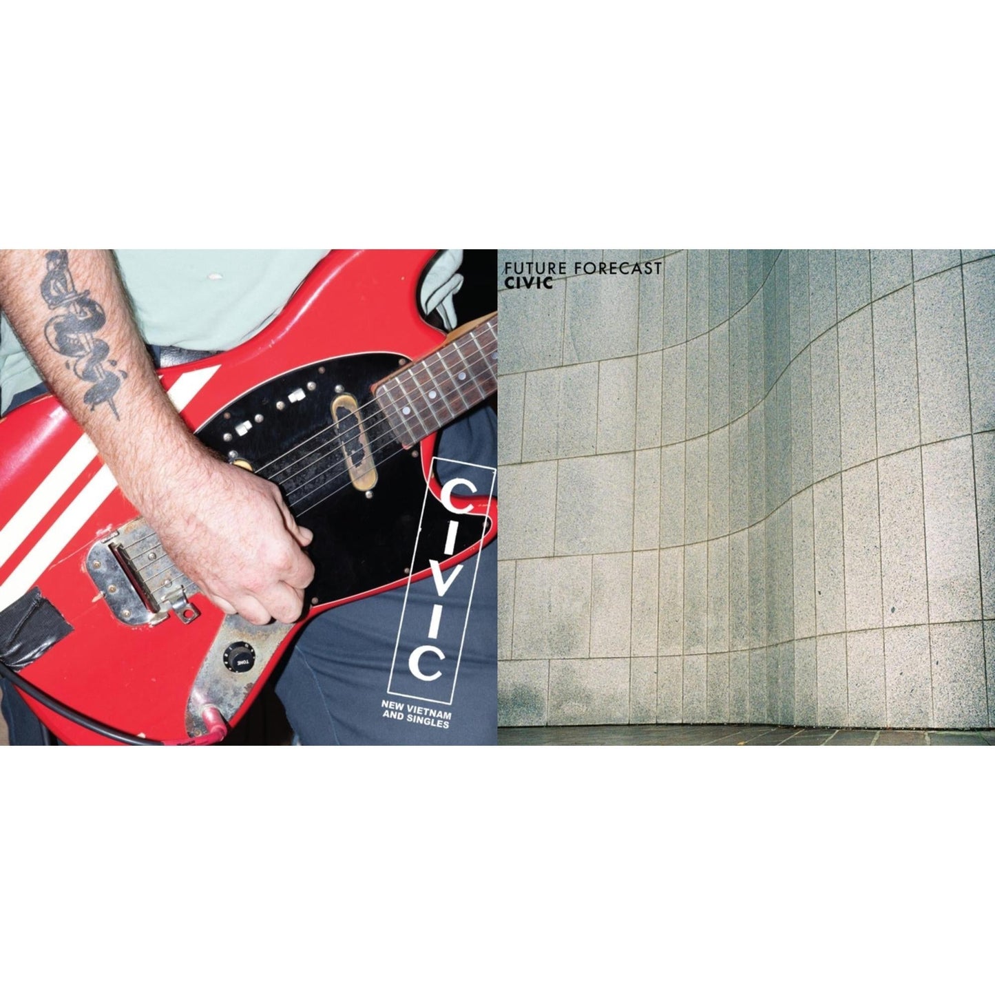 Civic - Future Forecast (Opaque White LP Vinyl) & New Vietnam/Singles (Clear LP Vinyl)
