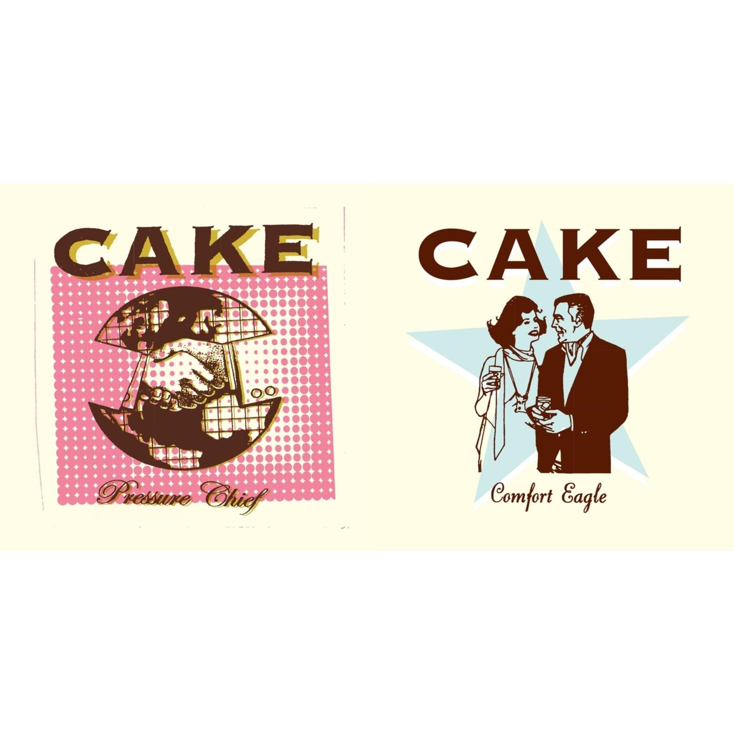 Cake - Comfort Eagle (180G) & Pressure Chief - LP Vinyl Bundle