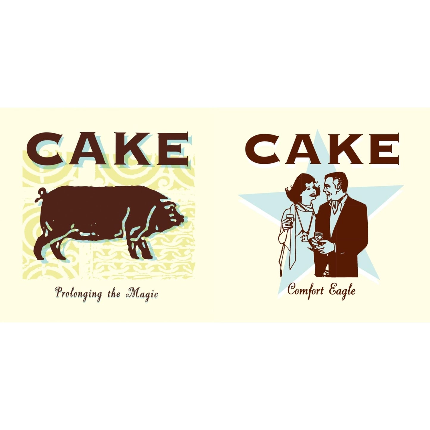 Cake - Prolonging The Magic (180G) & Comfort Eagle (180G) - LP Vinyl Bundle