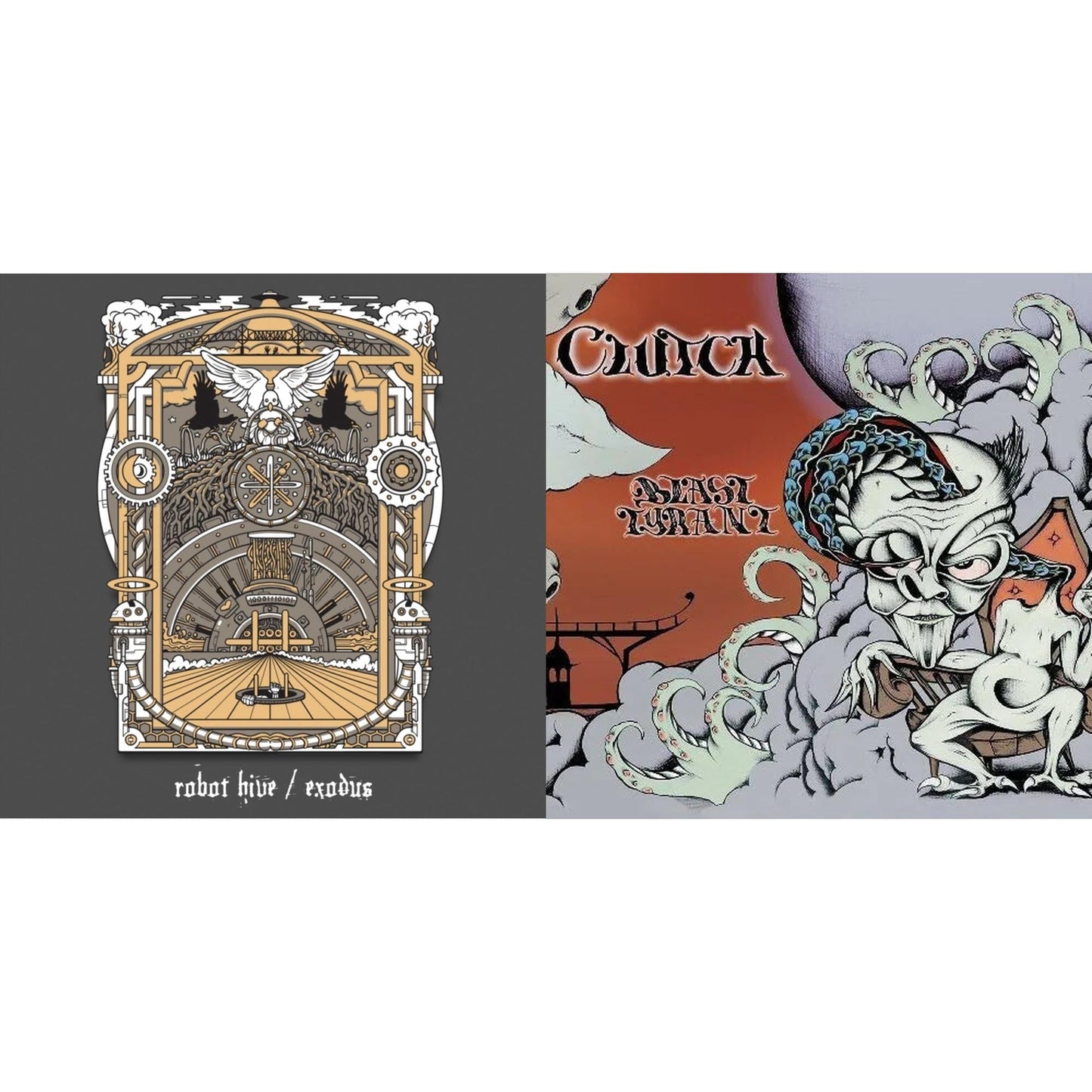 Clutch - Robot Hive / Exodus (Clutch Collector's Series) & Blast Tyrant - LP Vinyl Bundle