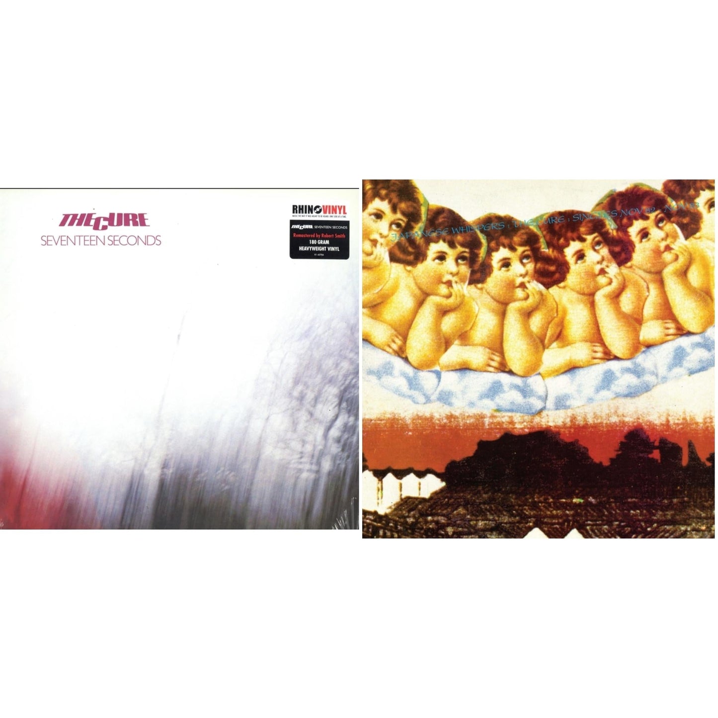 Cure - Seventeen Seconds (180G) & Japanese Whispers: The Cure Singles Nov 82:Nov 83 (Clear LP Vinyl/Transclear Sleeve W/ Inner Bag)